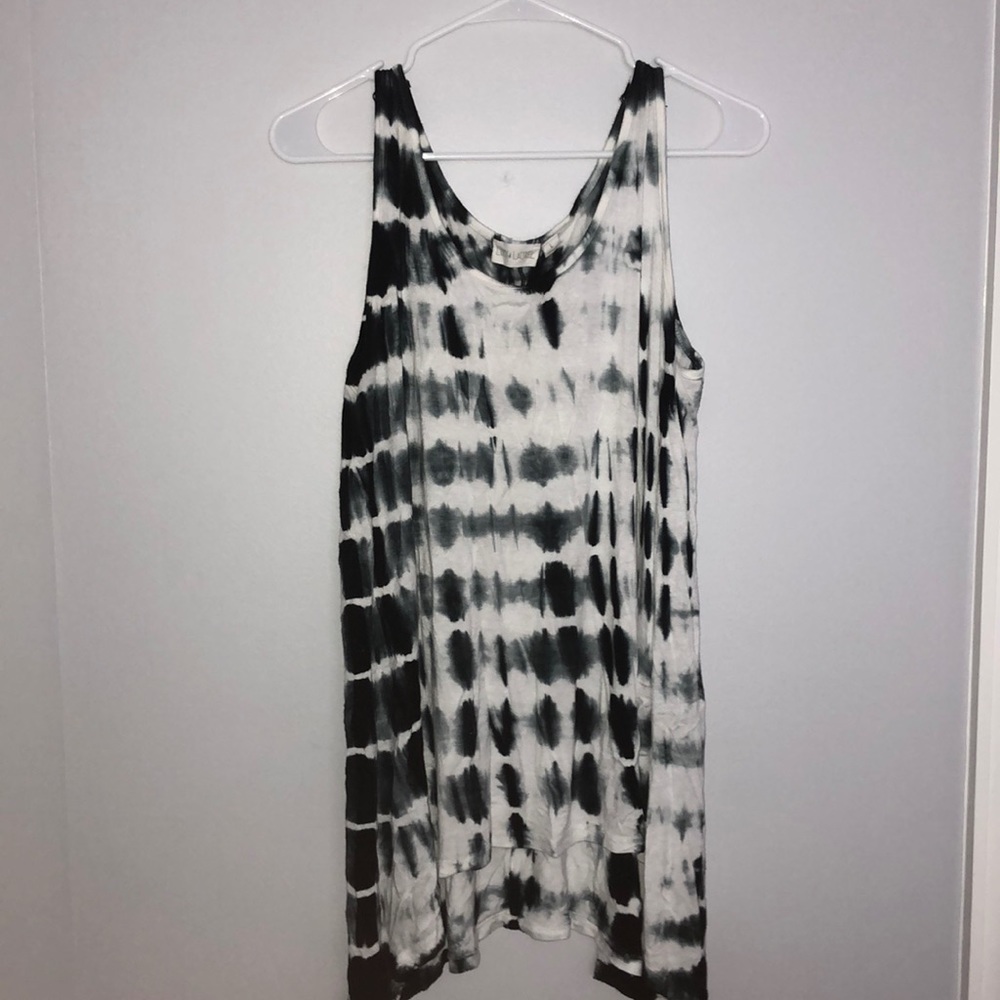 Tie dye piko style tank